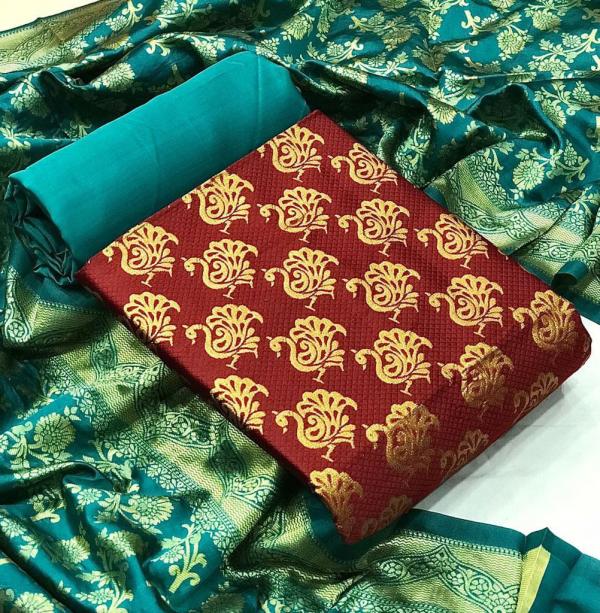 Banarasi Silk 65 Festive Wear Dress Material Collection